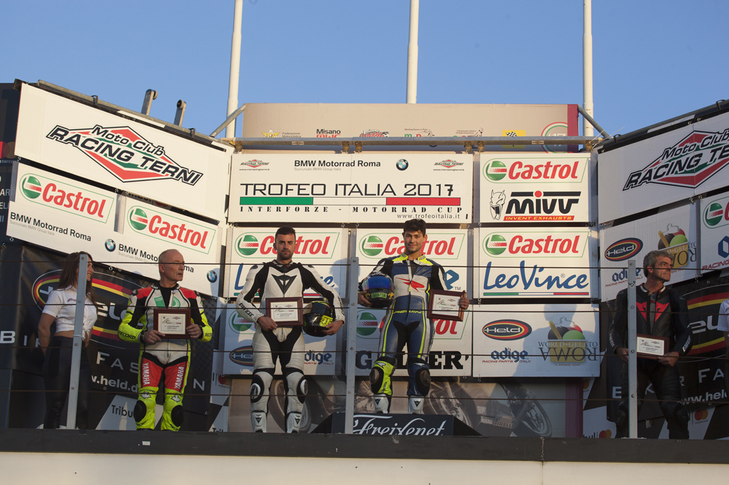 2Trofeo Italia 600 Podio wild card 1 Andrea Tamburini 2 Alessandro DAncona 3 Marco Imbastaro 4 Silvio Alberto 5 Roberto Veroni