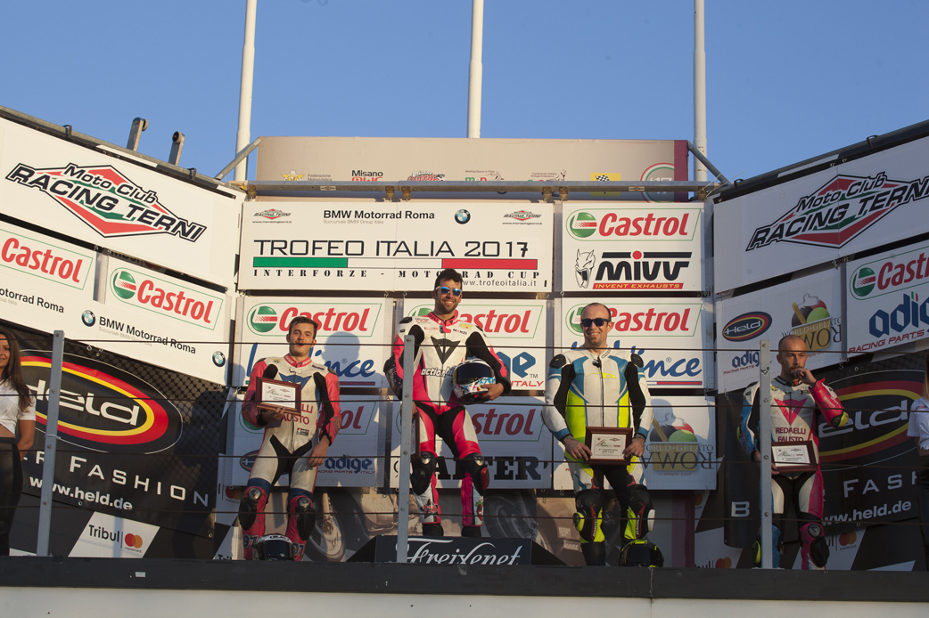 3Trofeo Italia 1000 podio Wild Card 1Giampiero Manzi 2 Cristian Redaelli 3 Martino Cesare 4 Marco Magagnini 5 Redaelli Andrea